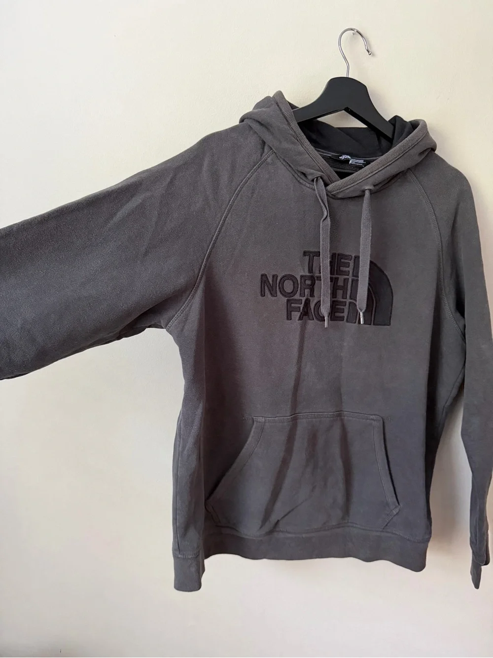 The North Face Men’s M Avalon Pullover Hoodie Charcoal Grey Half Dome Logo